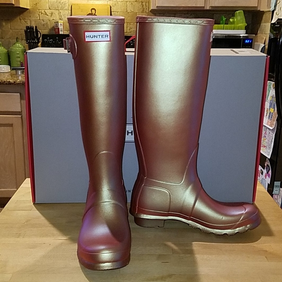 Hunter Shoes - BNIB Hunter tall nebula boots size 8